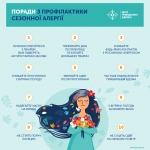 Поради з профілактики сезонної алергії