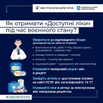 Як отримати "Доступні ліки" під час воєнного стану? Як отримати "Доступні ліки" під час воєнного стану?