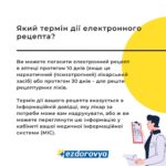 Який термін дії електронного рецепта?