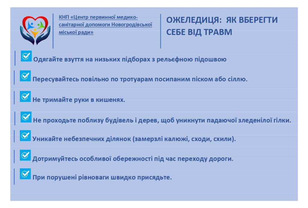 Ожеледиця: як вберегти себе від травм