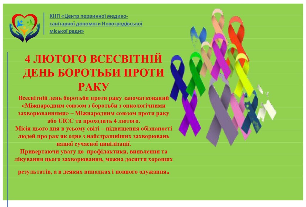 Всесвітній день боротьби проти раку