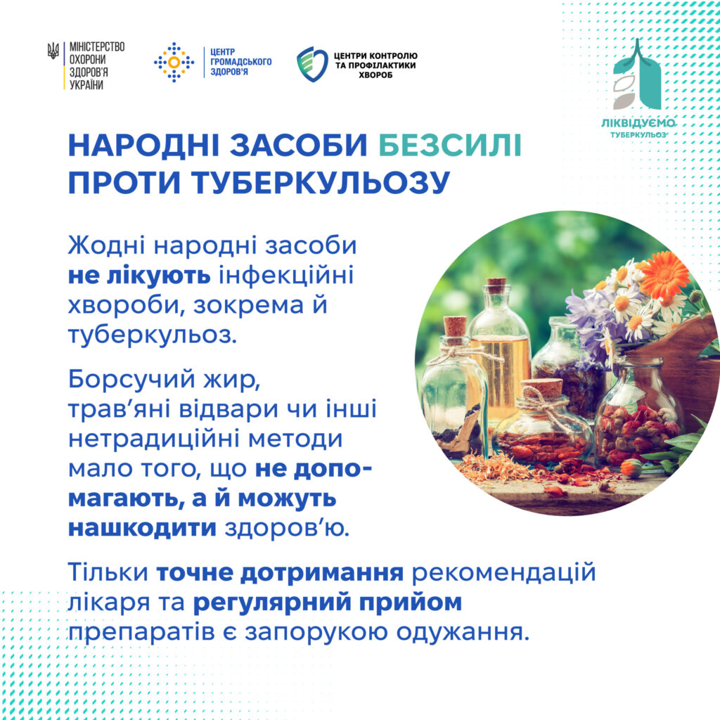 Народні засоби безсилі проти туберкульозу